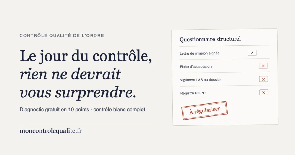 Aperçu de MonControleQualité, réalisation Evensy